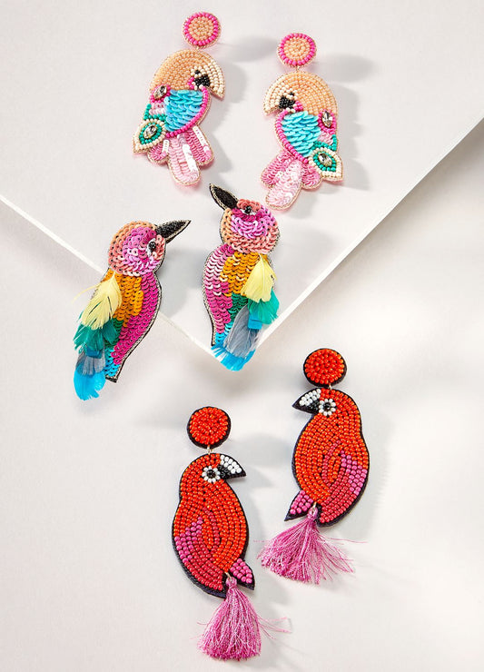 Birds of Paradise Earrings