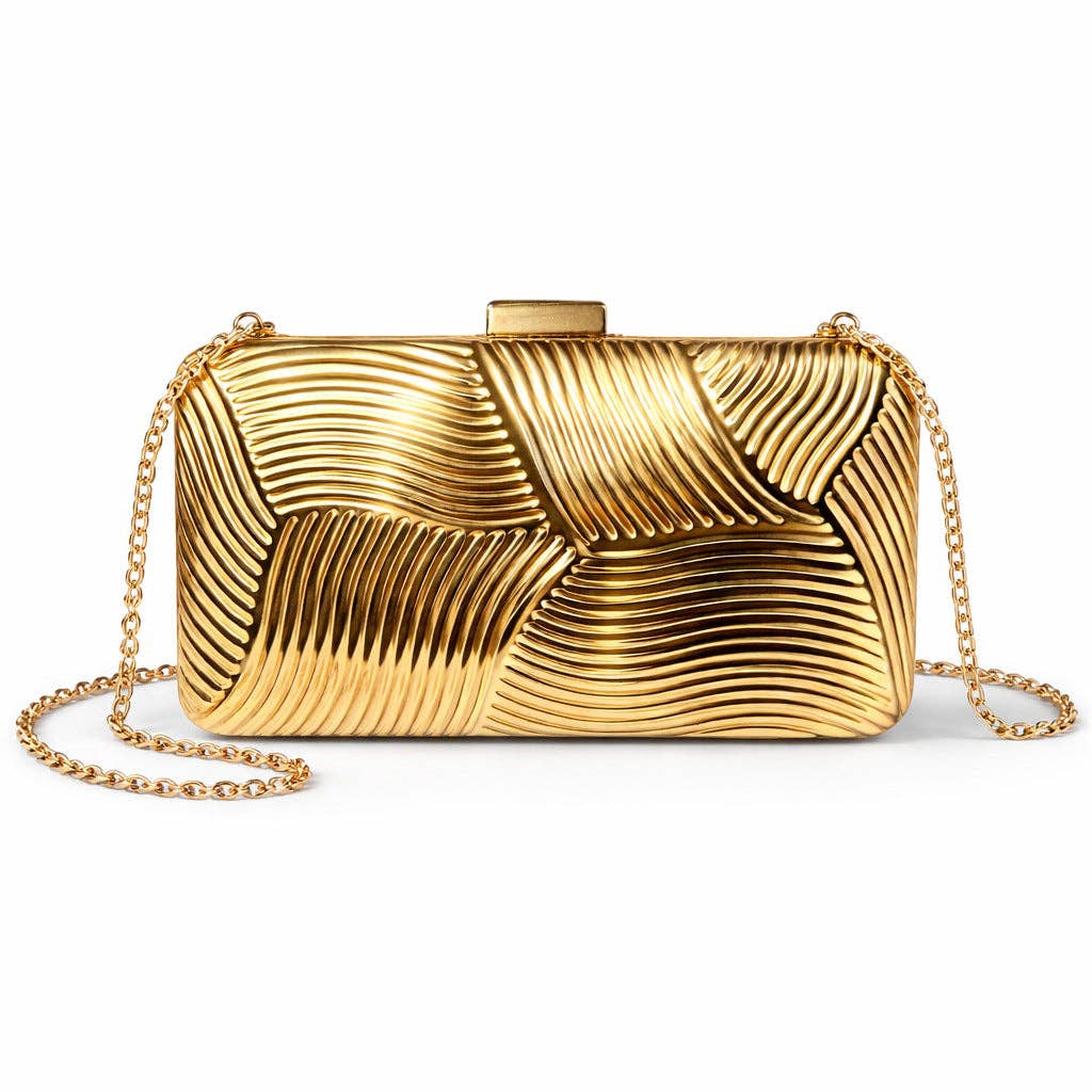 Gold Chain Clutch Bag