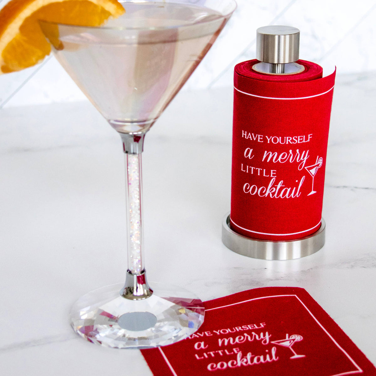 Merry Little Cotton Cocktail Napkin