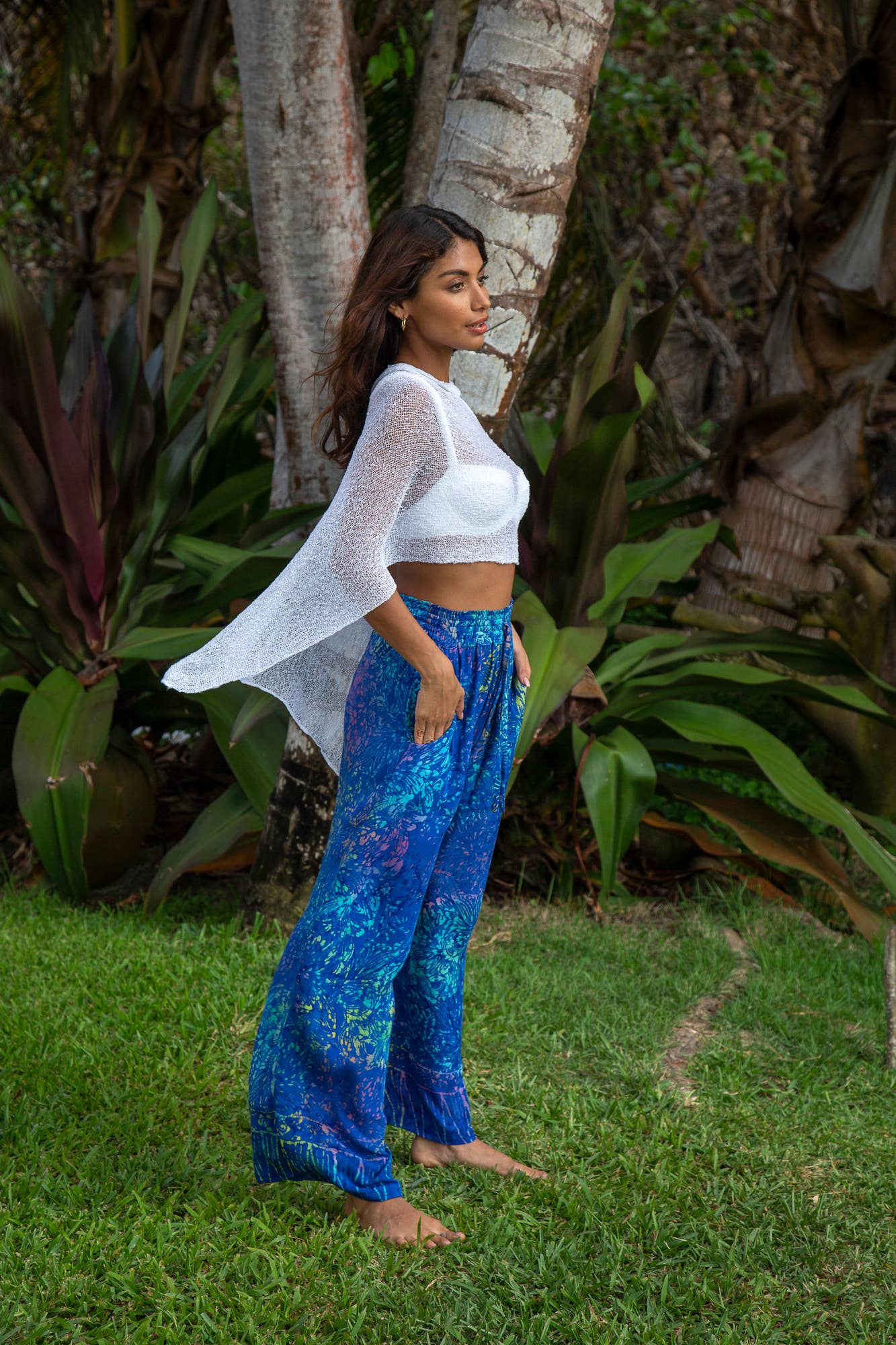 Sheer Shrug Knit Poncho Shawl