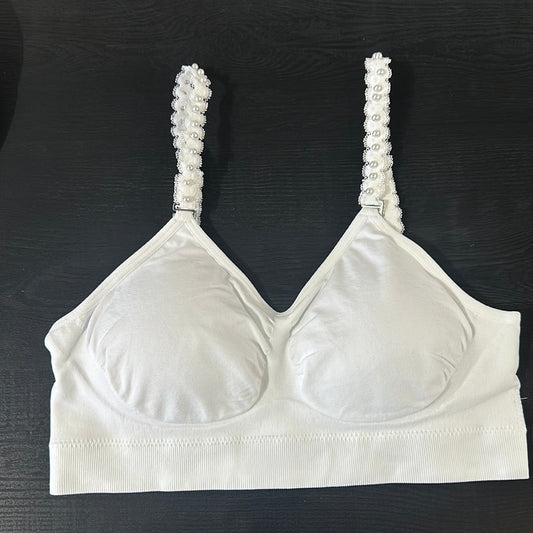 Pearl Strap Bra