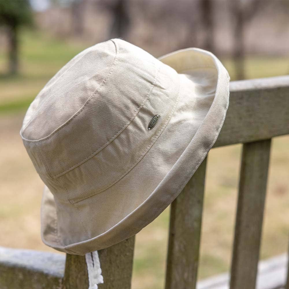 Cotton Round Crown Bari Hat