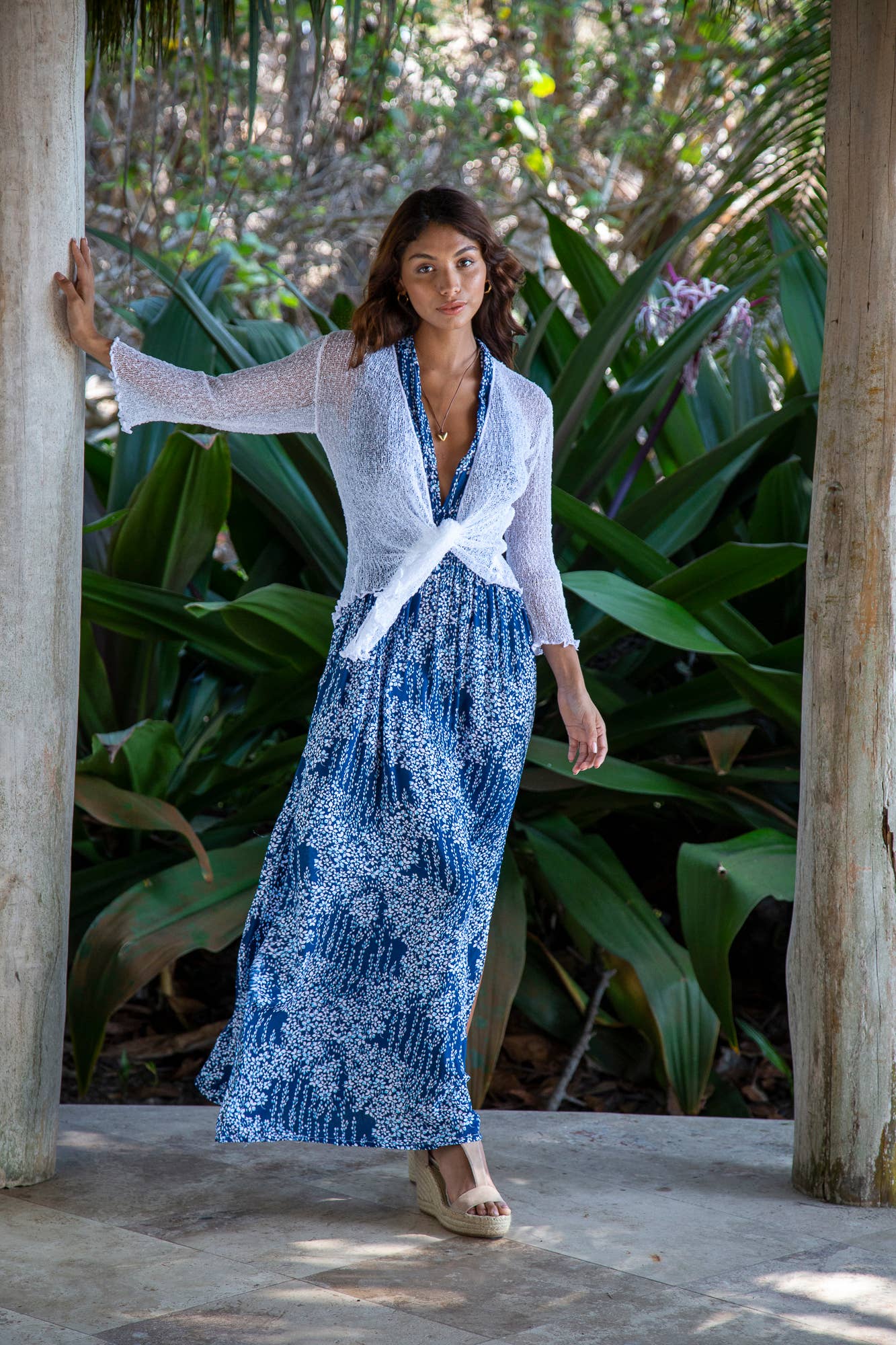 Knit Sheer Cardigan Bolero Shrug