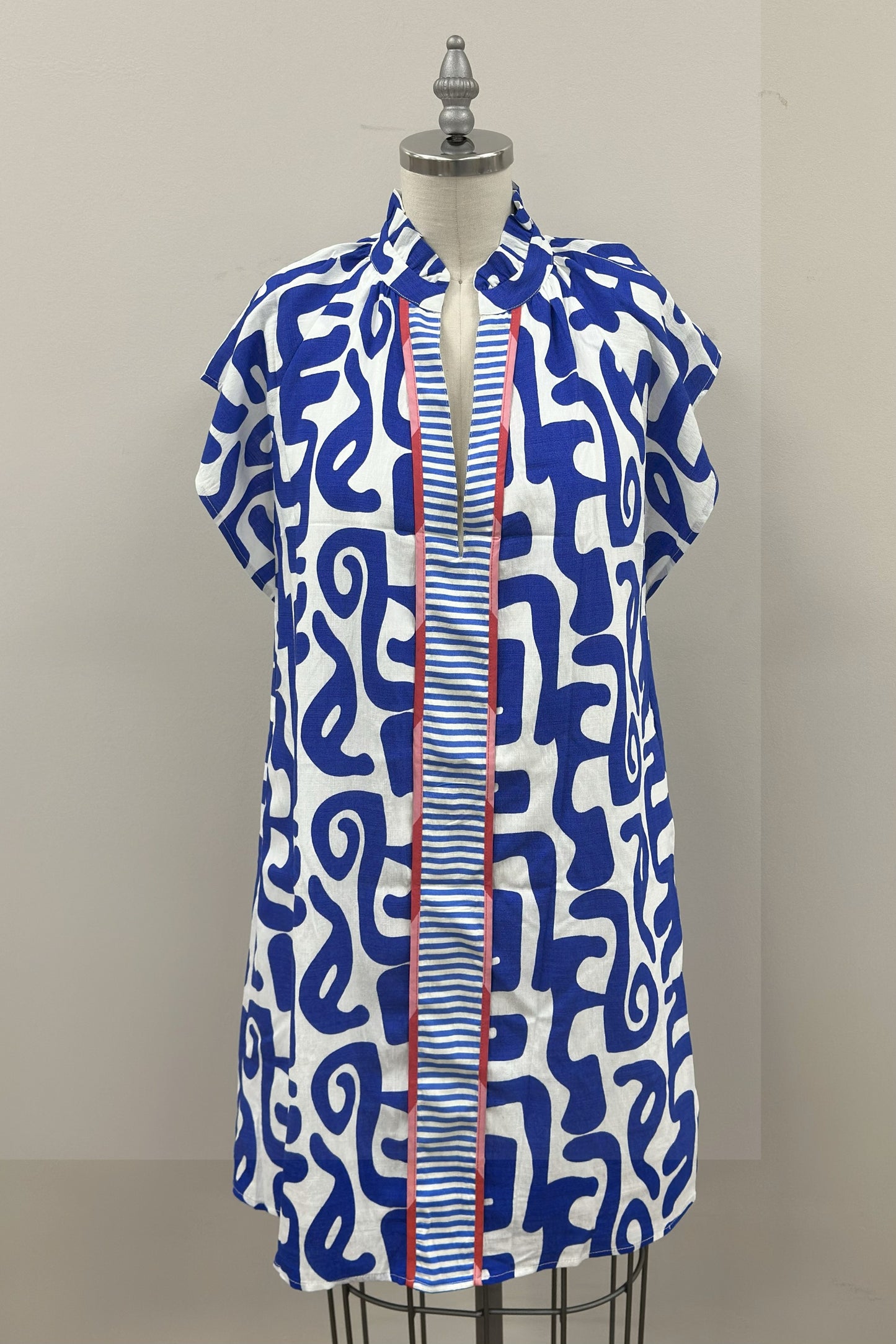 Mazy Print Dress