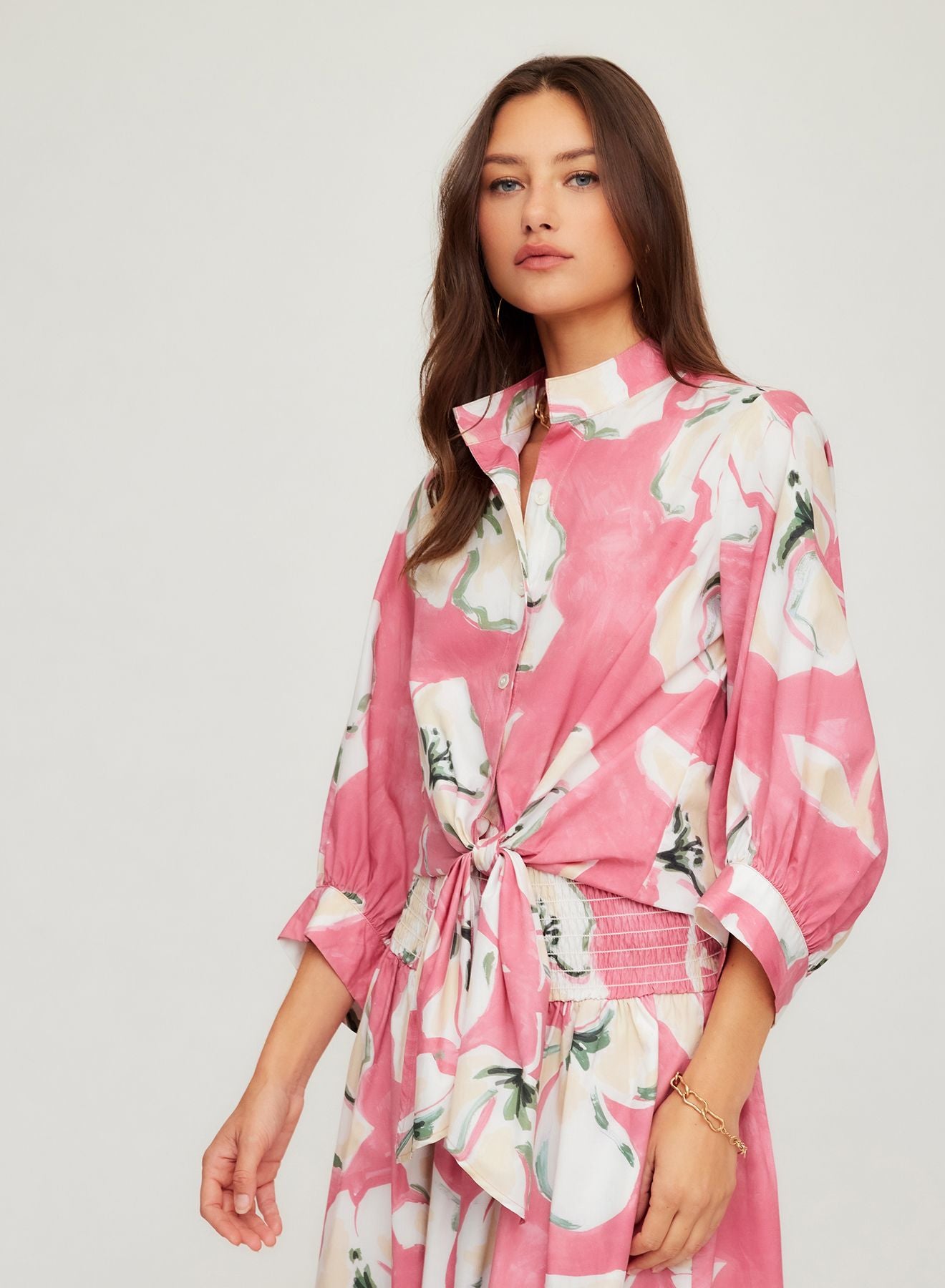 Sawyer Tie Front Top