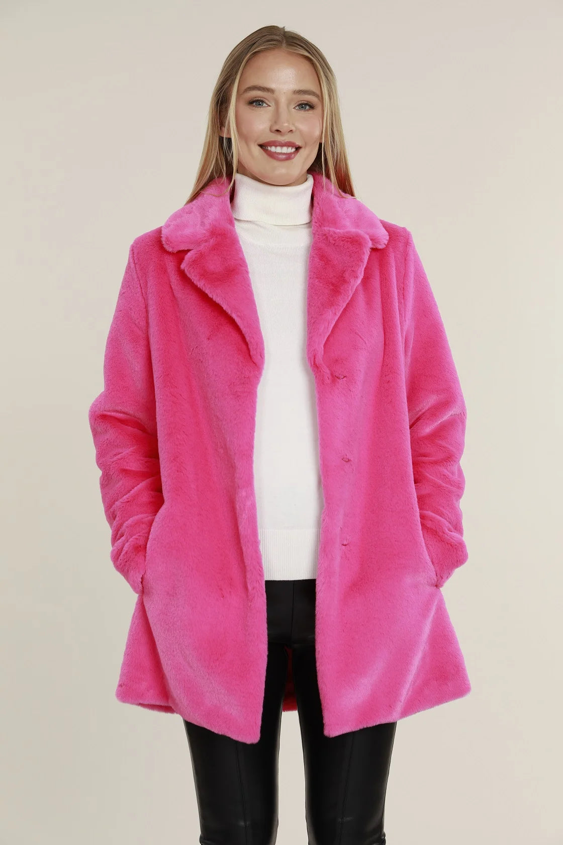 Midi Faux Fur Coat