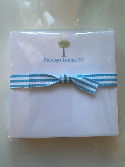 Pawleys Island Palm Tree Notepad