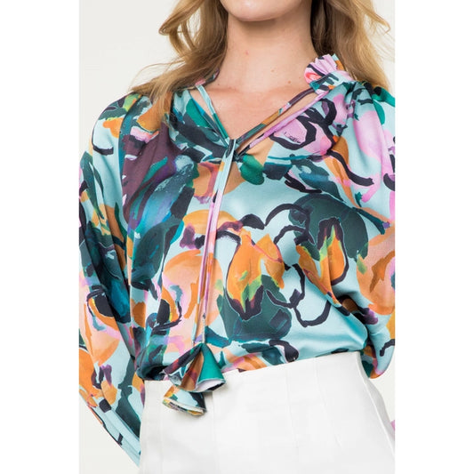 Jill Printed Blouse