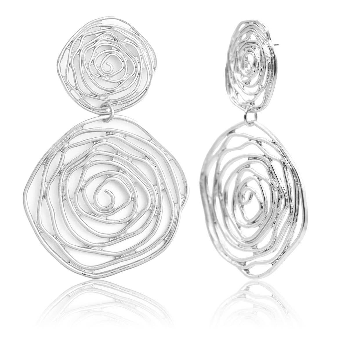 Floral Statement Earrings