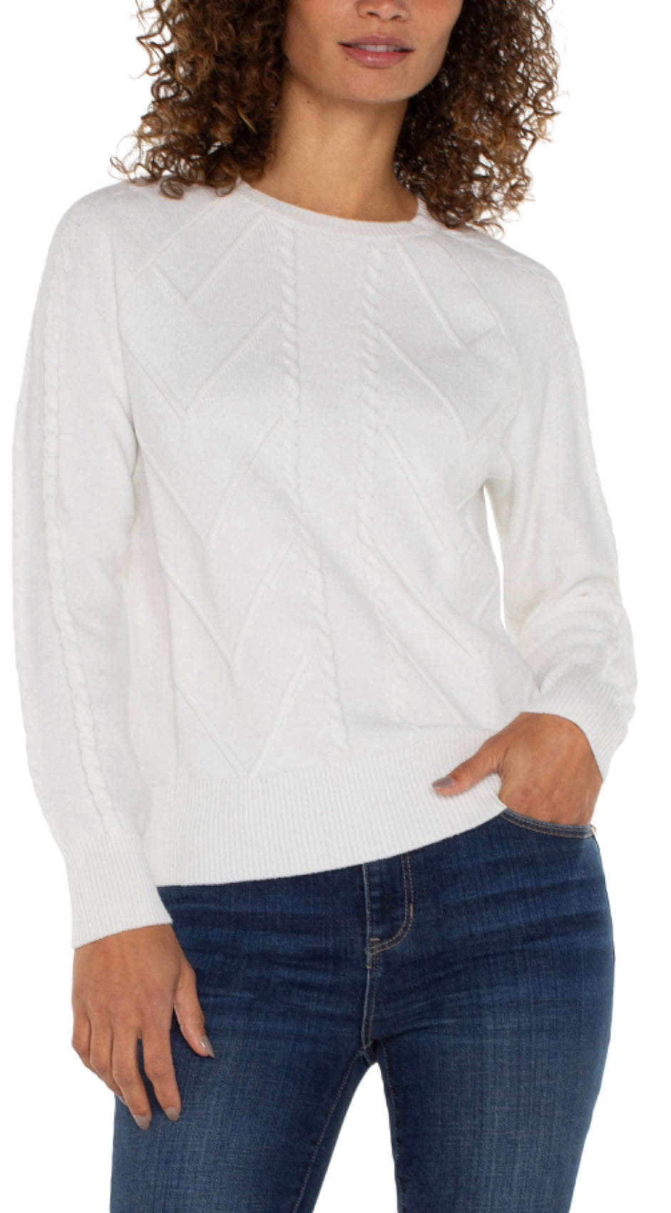 Raglan Long Sleeve Sweater