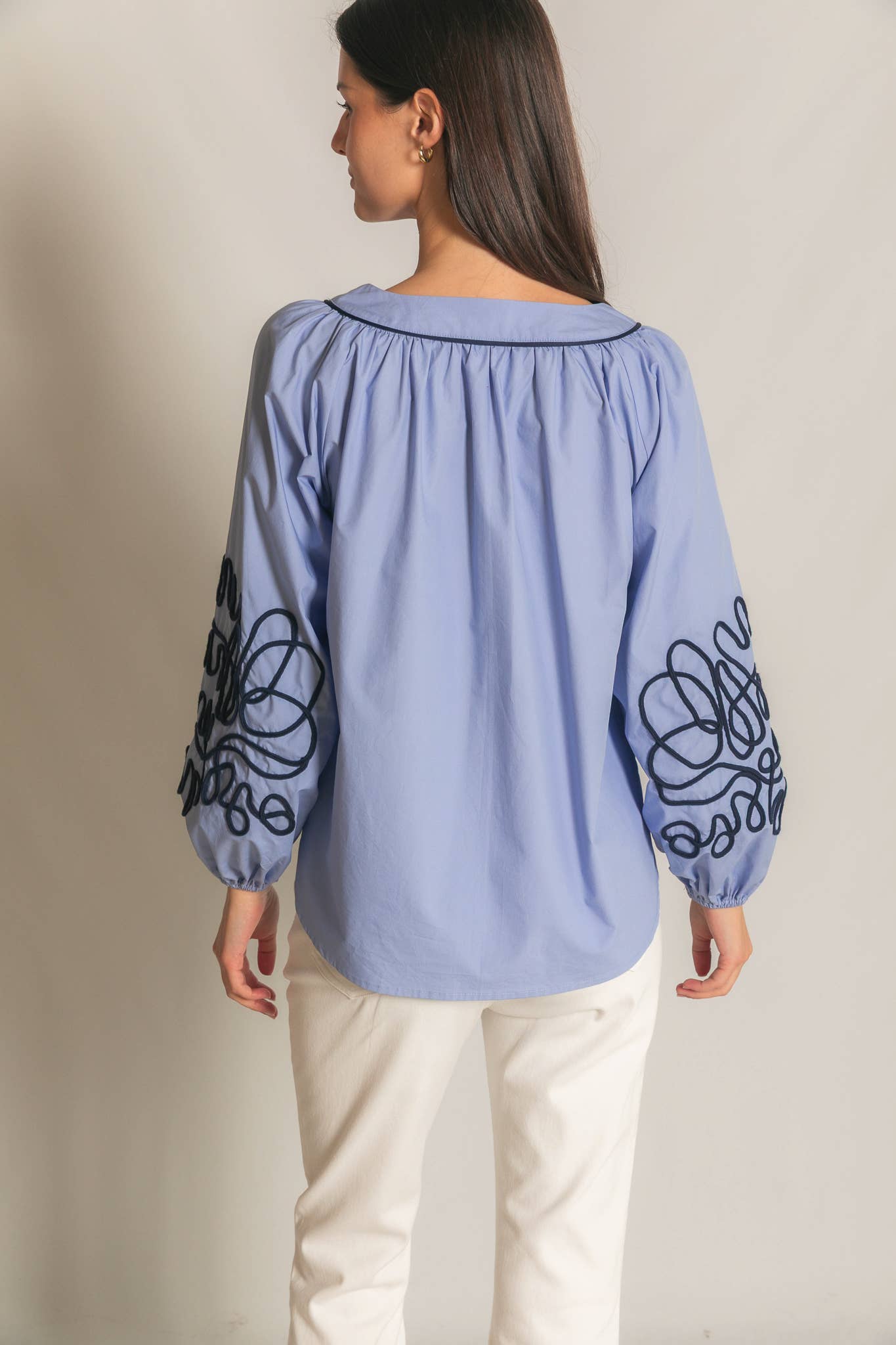 Soutache Embroidered Blouse