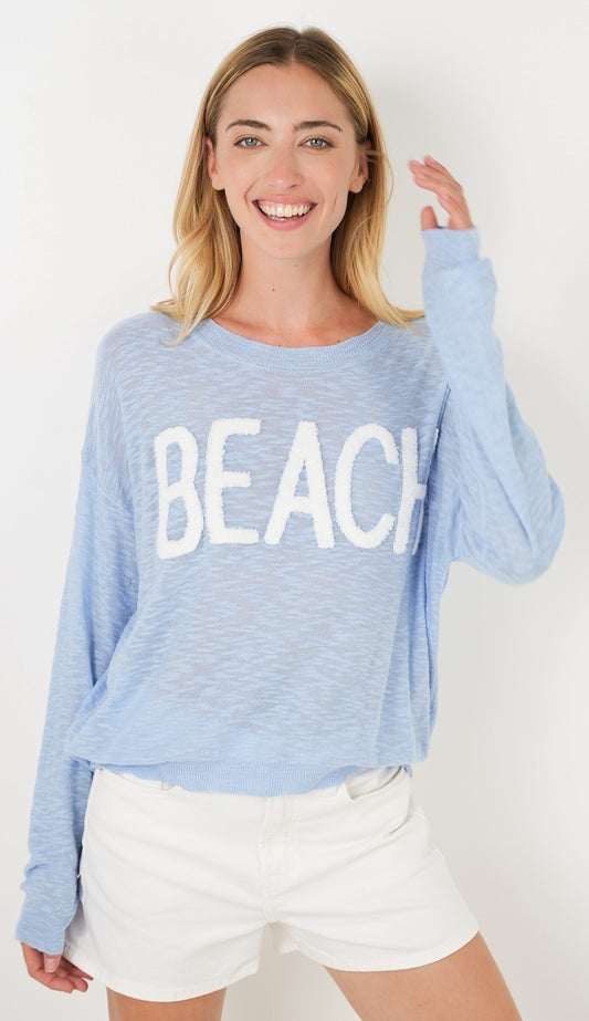 Blue Beach Sweater