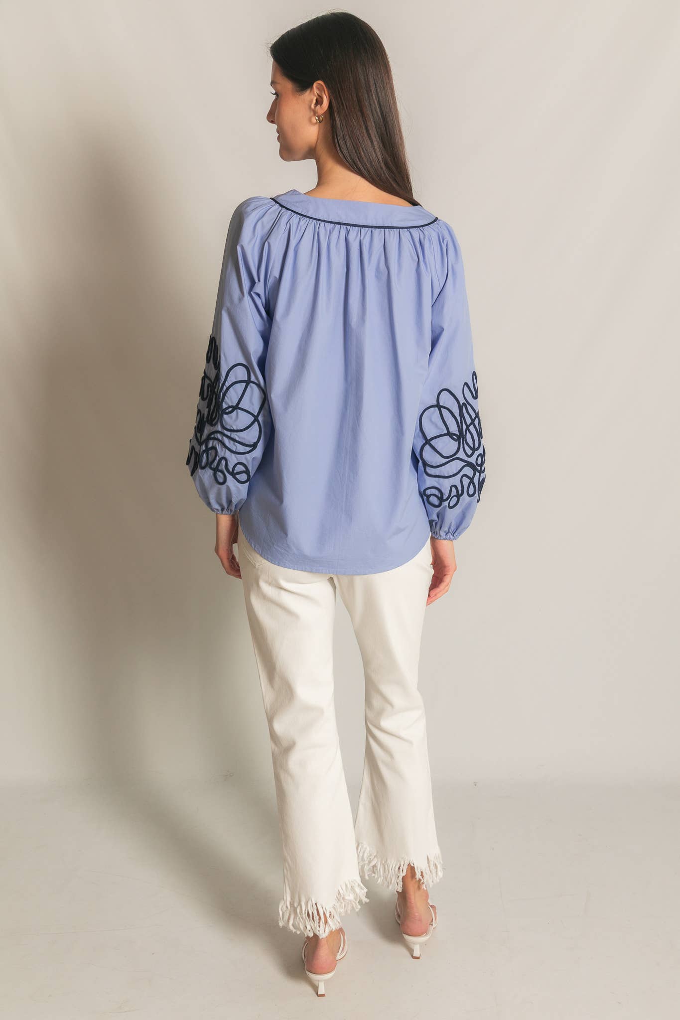 Soutache Embroidered Blouse