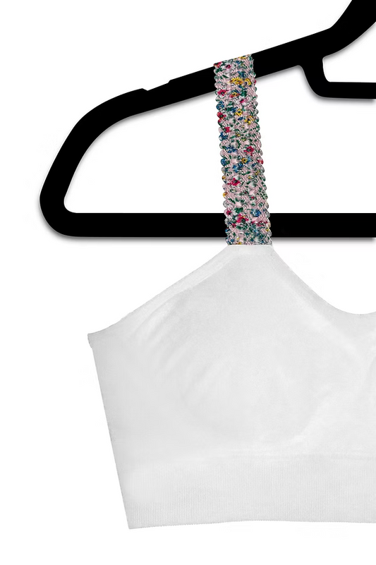 Vintage Boho Flowers Bra