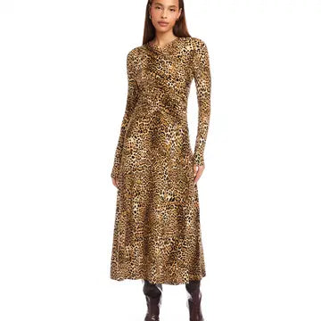 Kourtney Cross Front Midi Dress