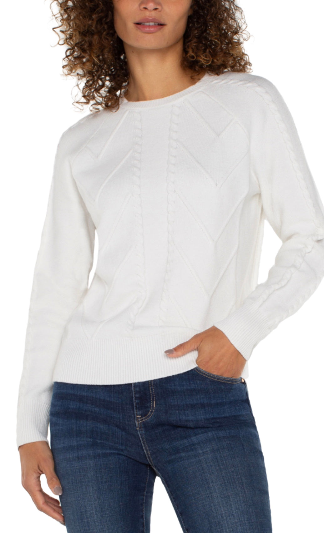 Raglan Long Sleeve Sweater