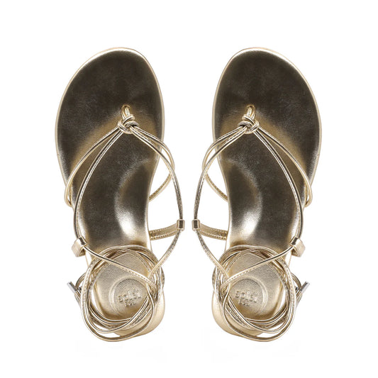 Angie Gold Sandal