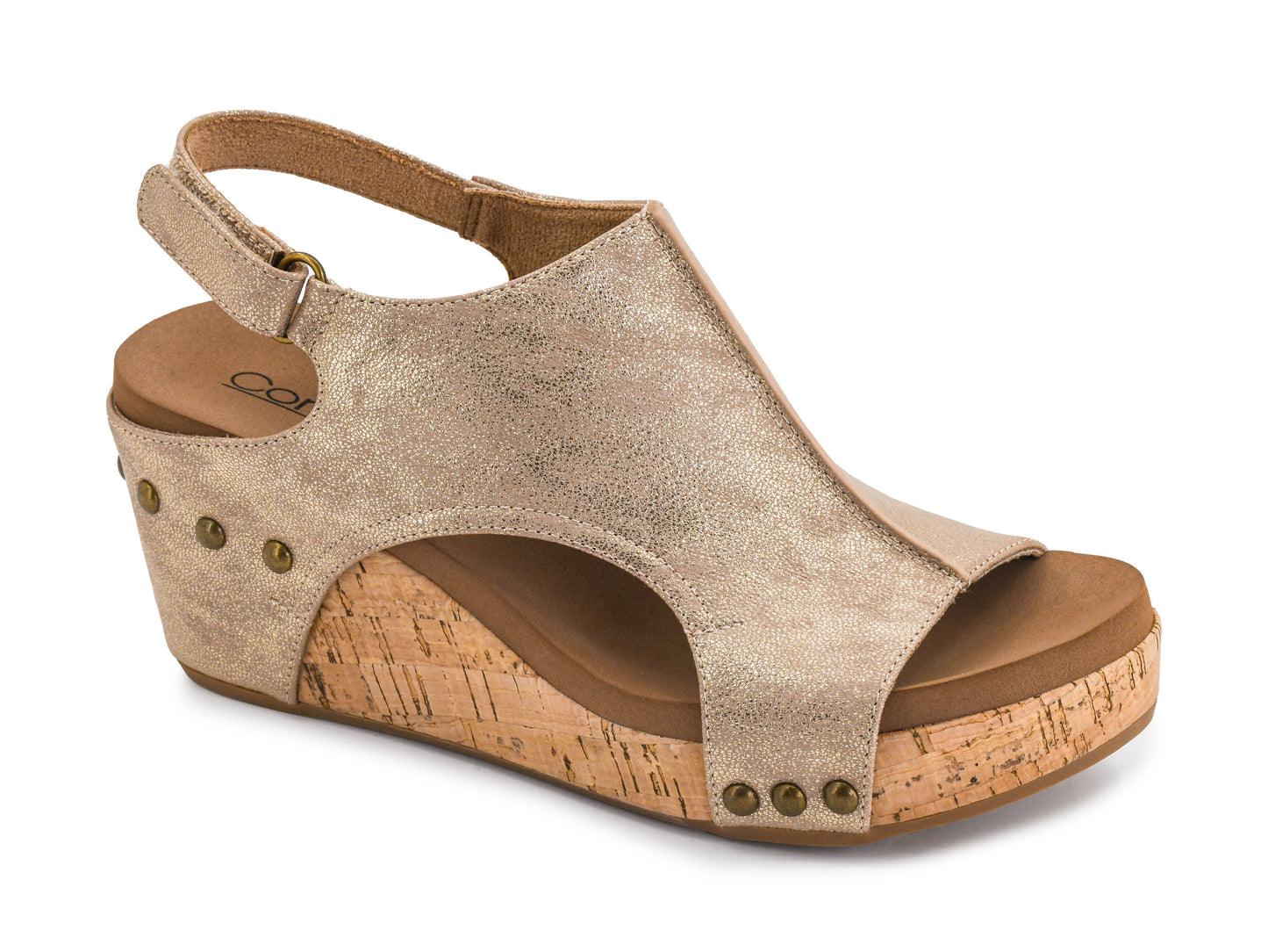 Carly Gold Sandal