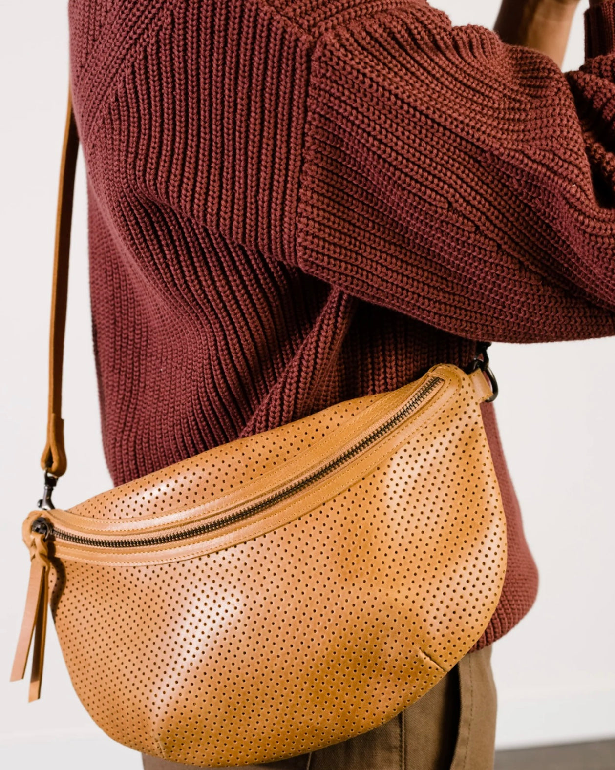 Cognac Berkeley Belt Bag