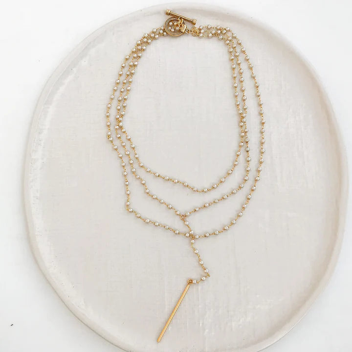 Triple Rebecca Necklace
