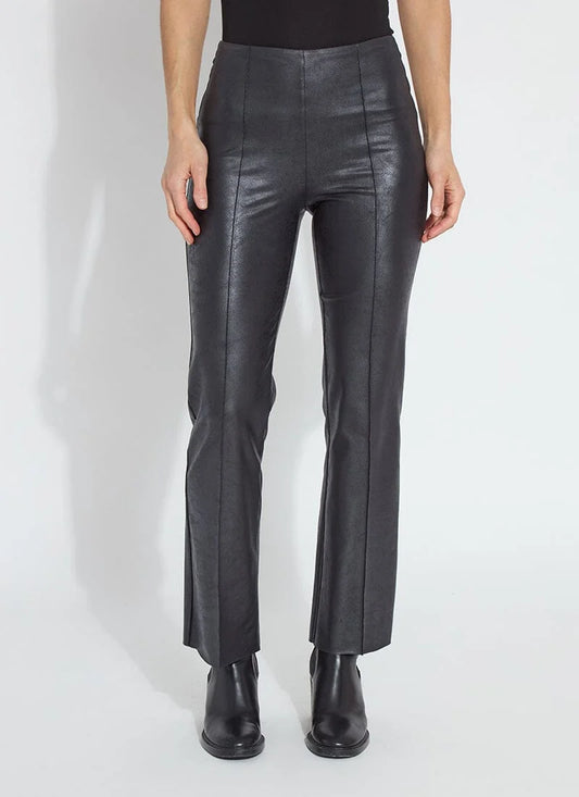 Foiled Leather Pant