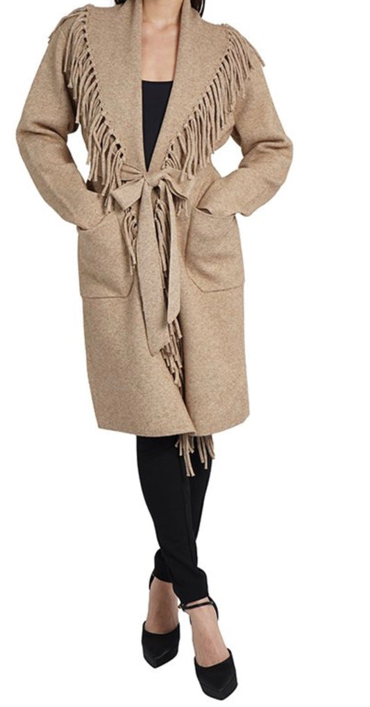 Caroline Fringe Coat