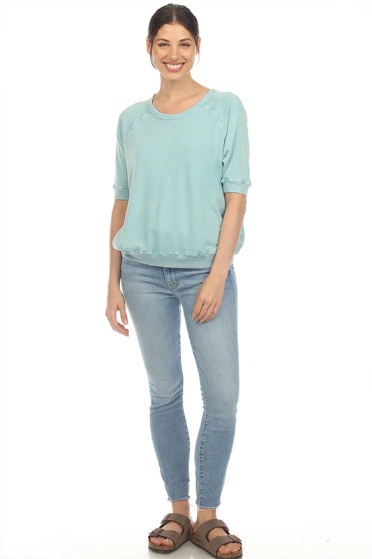 Cate 1/2 sleeve raglan top