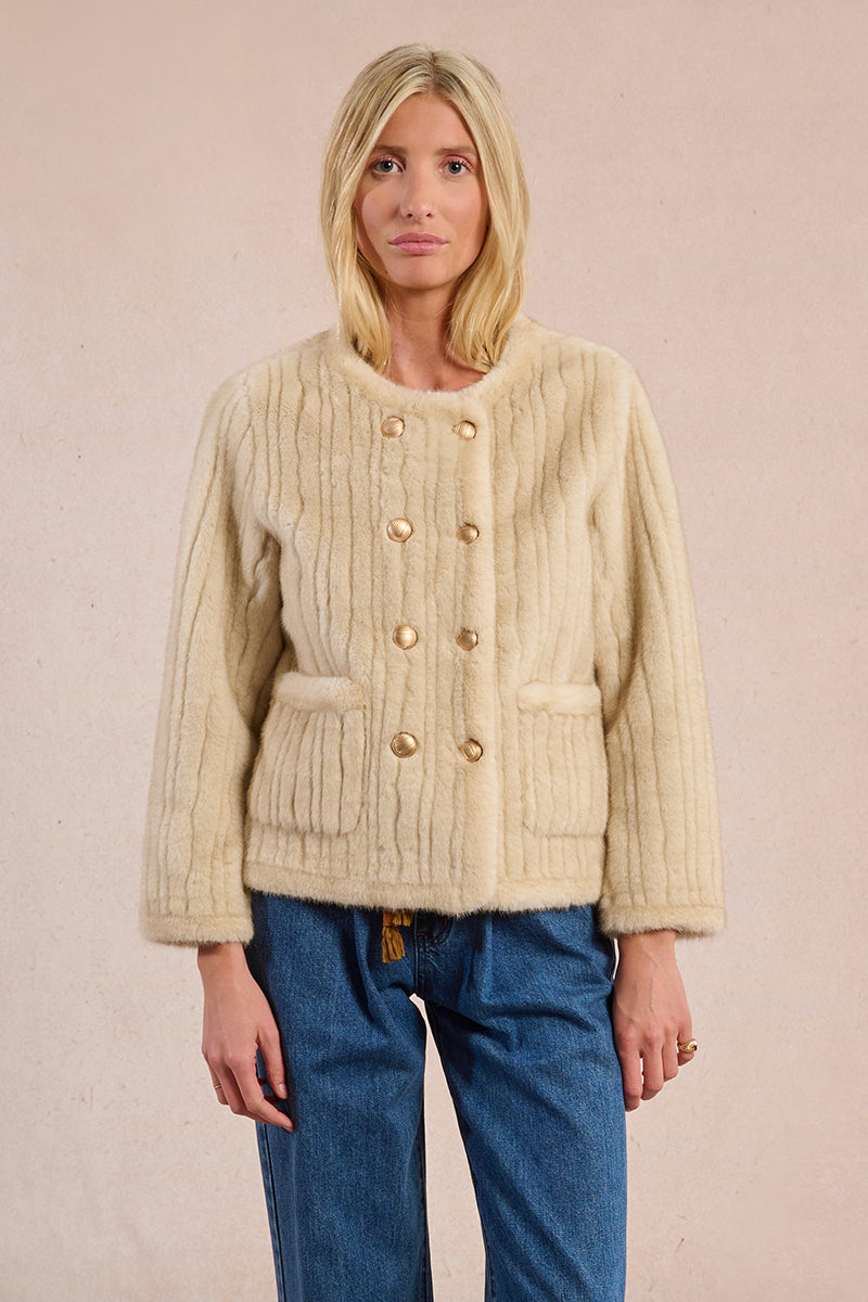 Double Button Woven Jacket
