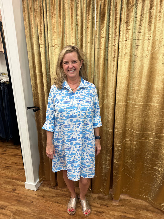 The Pawleys Island Print - Dress