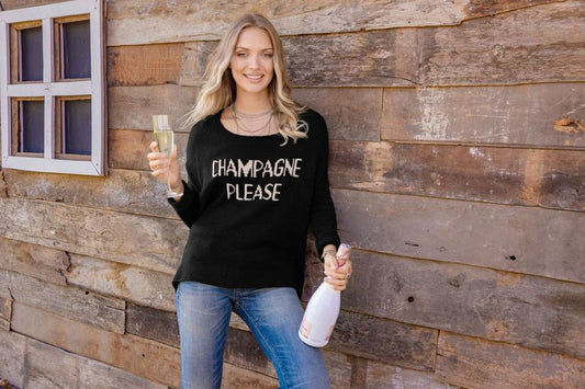 Champagne Please Sweater