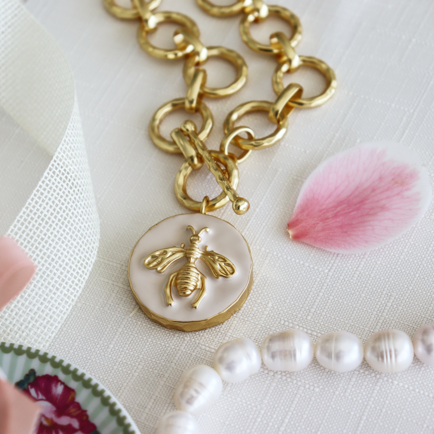 Queen Bee Toggle Necklace