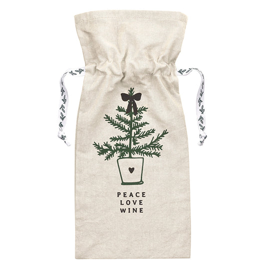 Peace Love Wine Bag