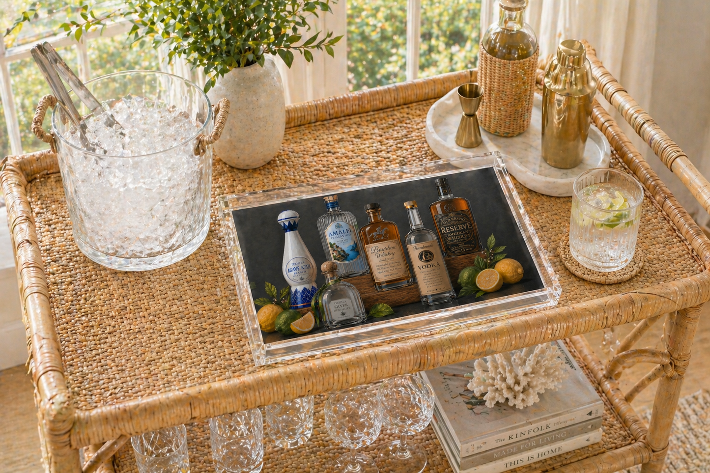 Acrylic Tray, Have 2 Drinks