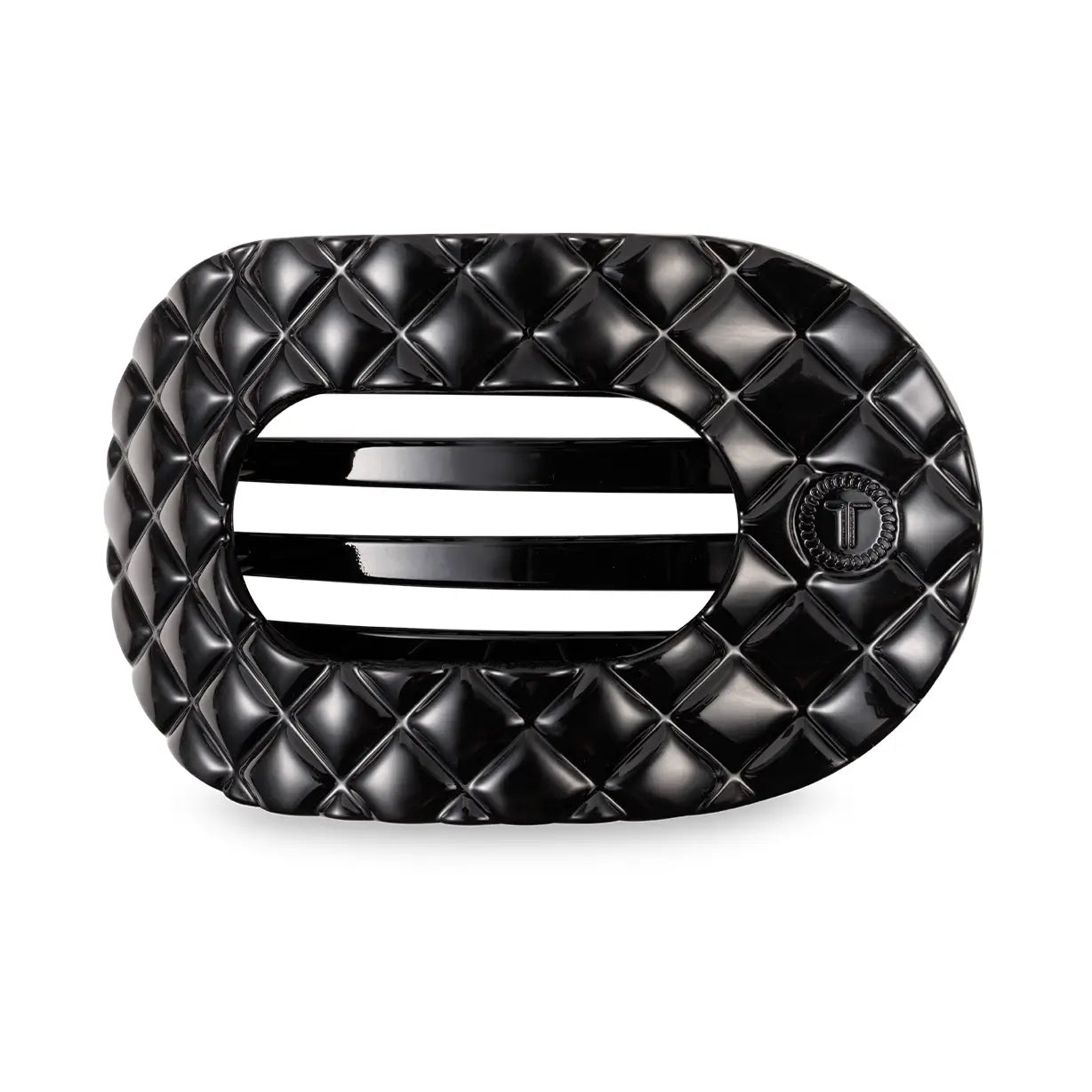 Jet Black  Small Quilted