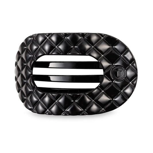 Jet Black  Small Quilted