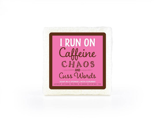 I Run On Caffeine Sponge
