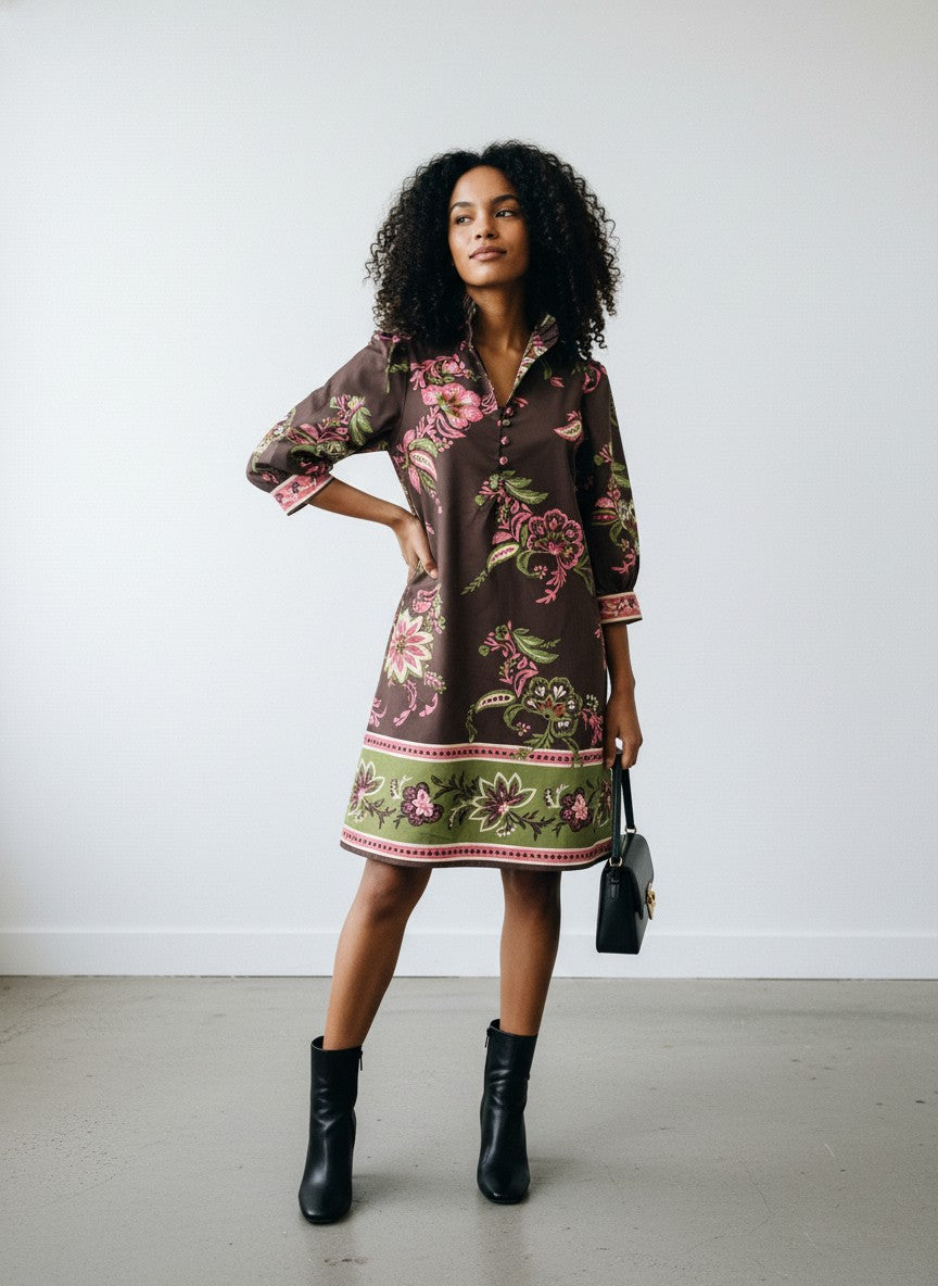 Dahlia Chestnut Dress