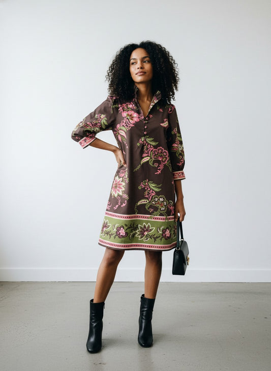 Dahlia Chestnut Dress