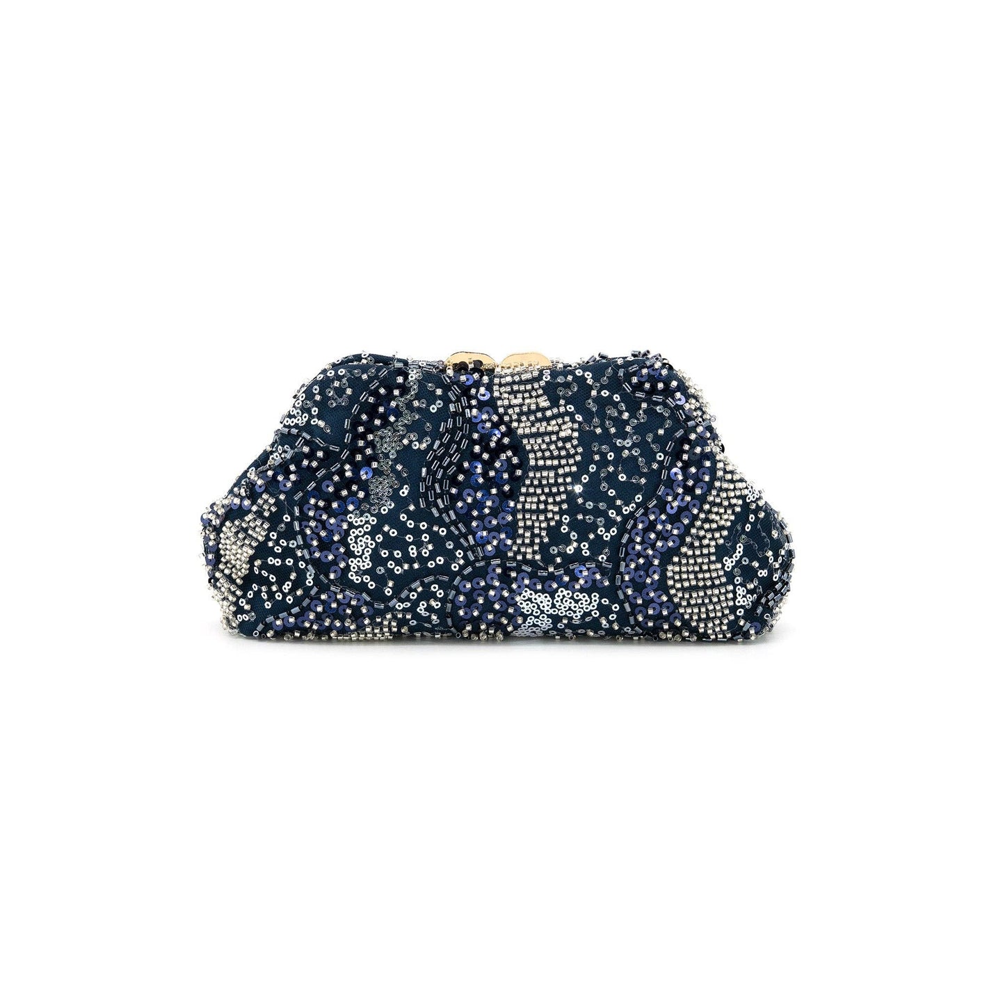 Navy and Silver Bag