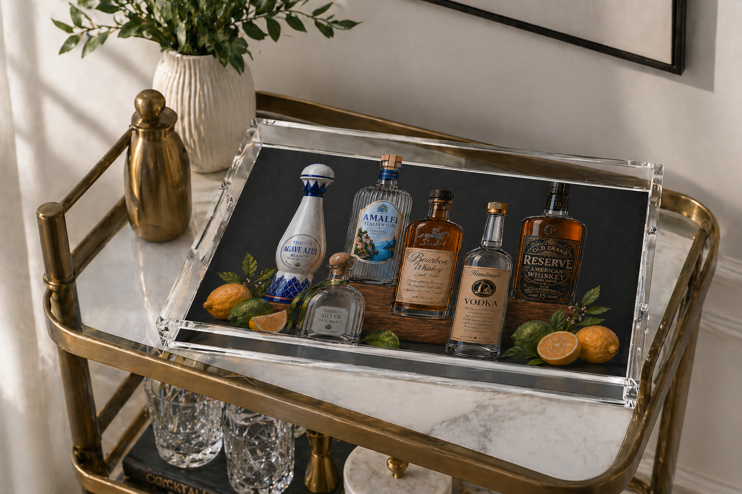 Acrylic Tray, Have 2 Drinks