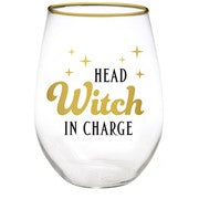 Head Witch in charge glass