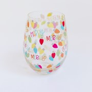 Merry wine glass