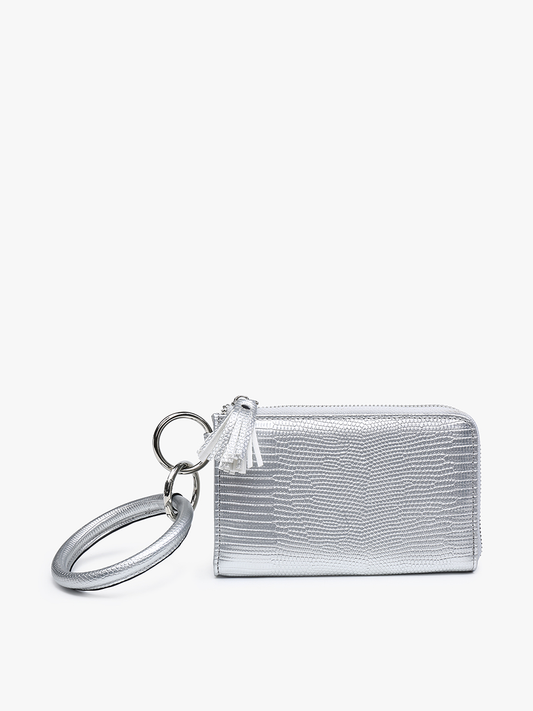 Silver Bangle Wristlet/Wallet