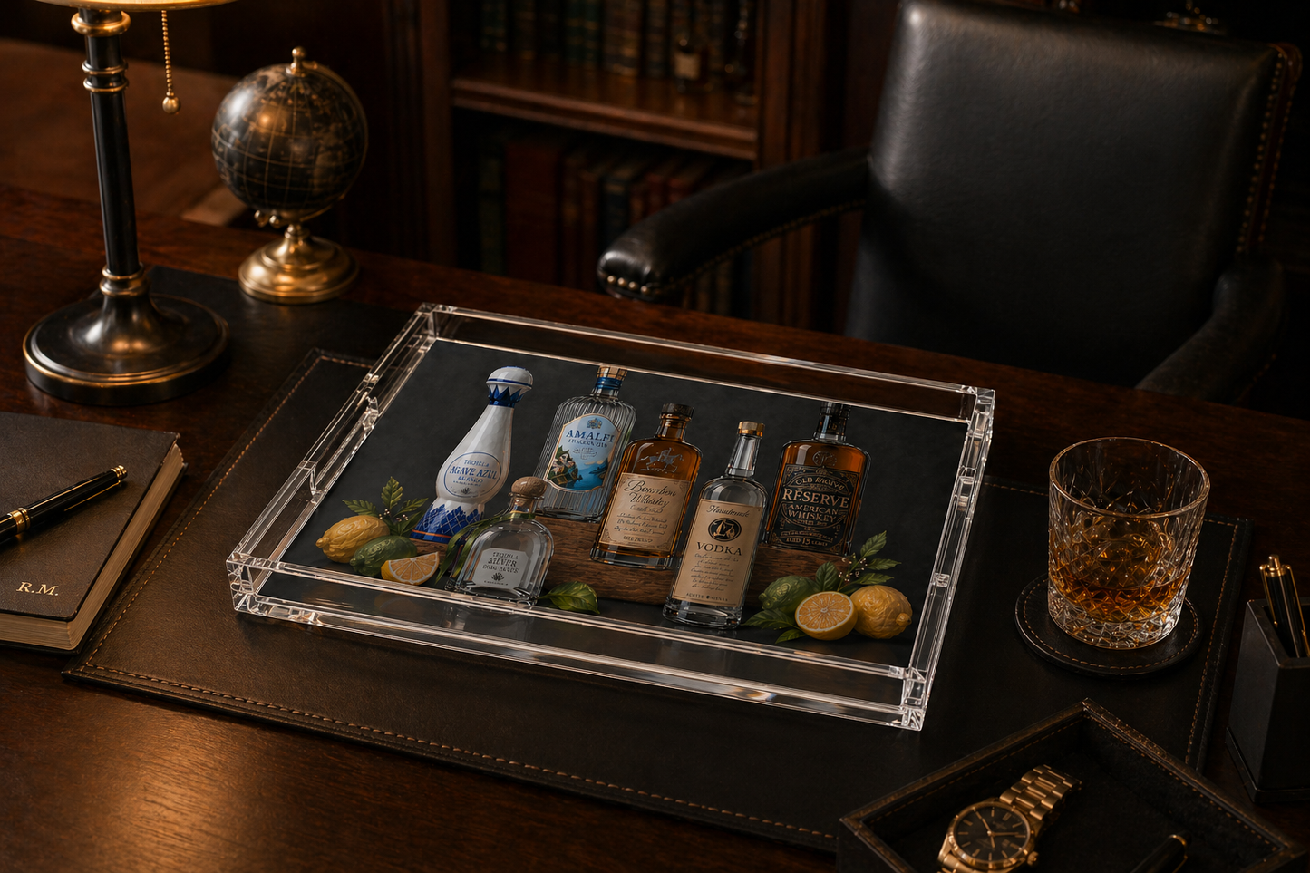 Acrylic Tray, Have 2 Drinks