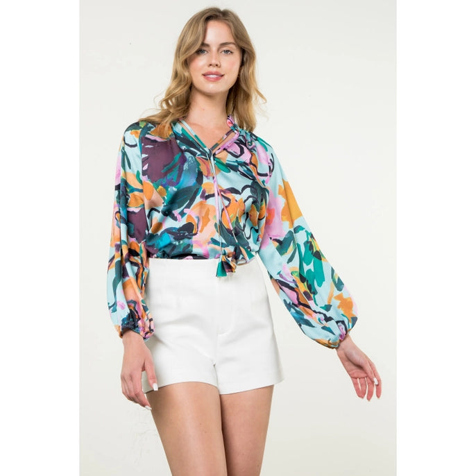 Jill Printed Blouse