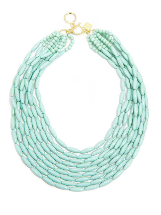 Glossy Beaded Pastel Necklace
