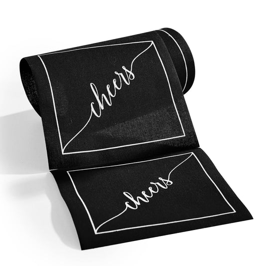 Midnight ToastCotton Cocktail Napkin
