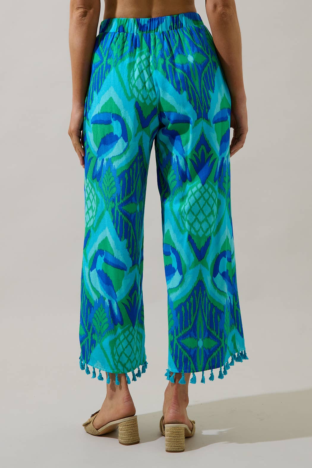 Bliss Tropical Flare Pants