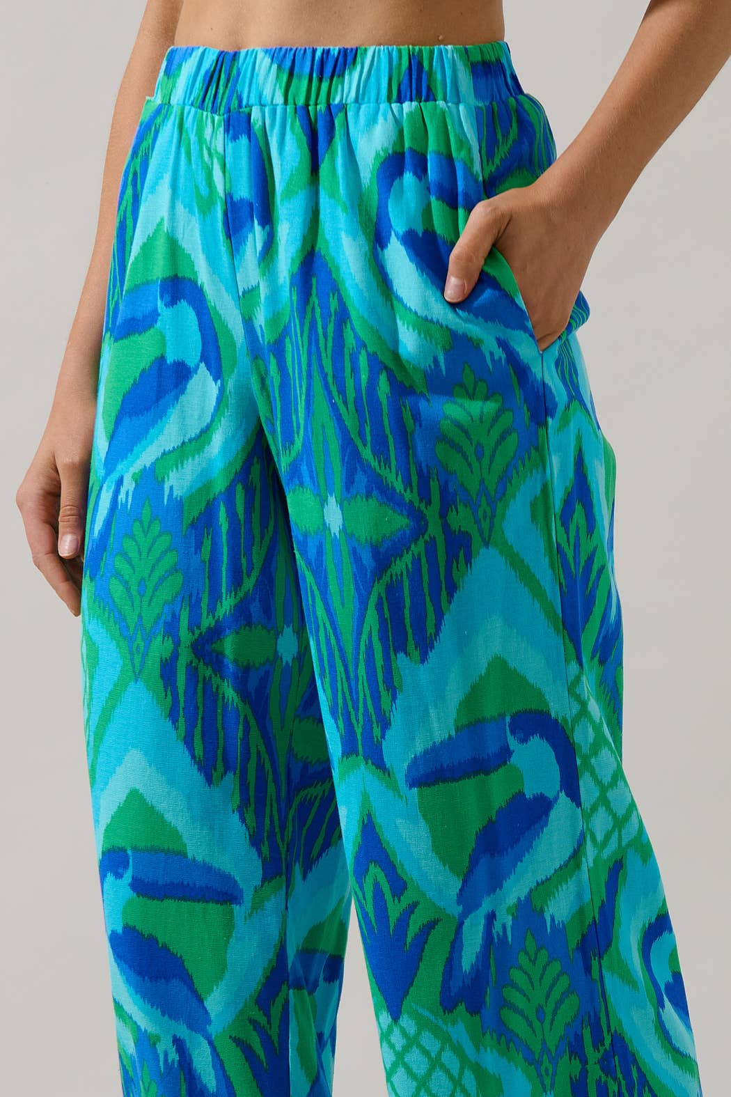 Bliss Tropical Flare Pants