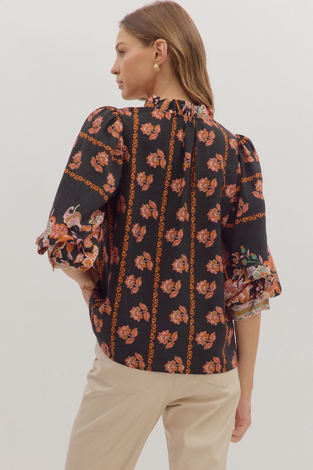 Botanical Print Shirt